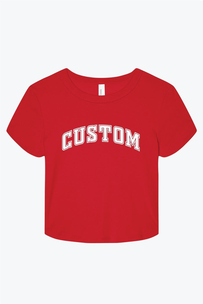 Custom Baby Crop Tee