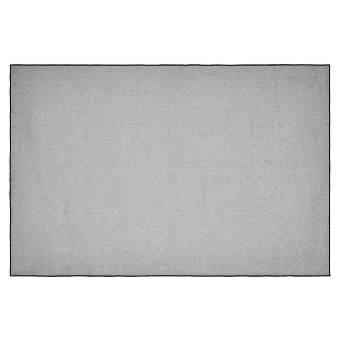 Custom House Black Indoor/Outdoor Rectangle Rug 4x6' - Primitive Star Quilt Shop