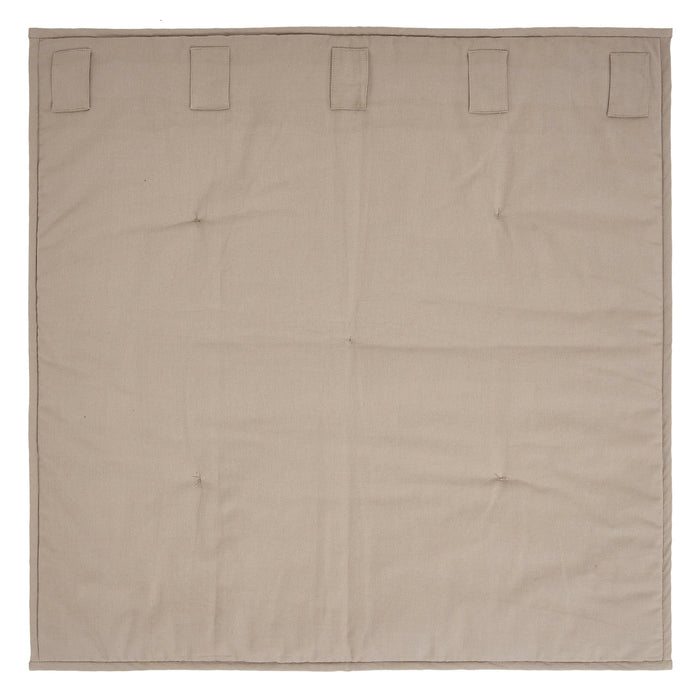 Custom House Black Quilted Lap Throw 34x34" - Primitive Star Quilt Shop