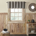 Custom House Black Woven Lined Valance 60" - Primitive Star Quilt Shop