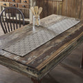 Custom House Black Woven Runner 12x60" - Primitive Star Quilt Shop