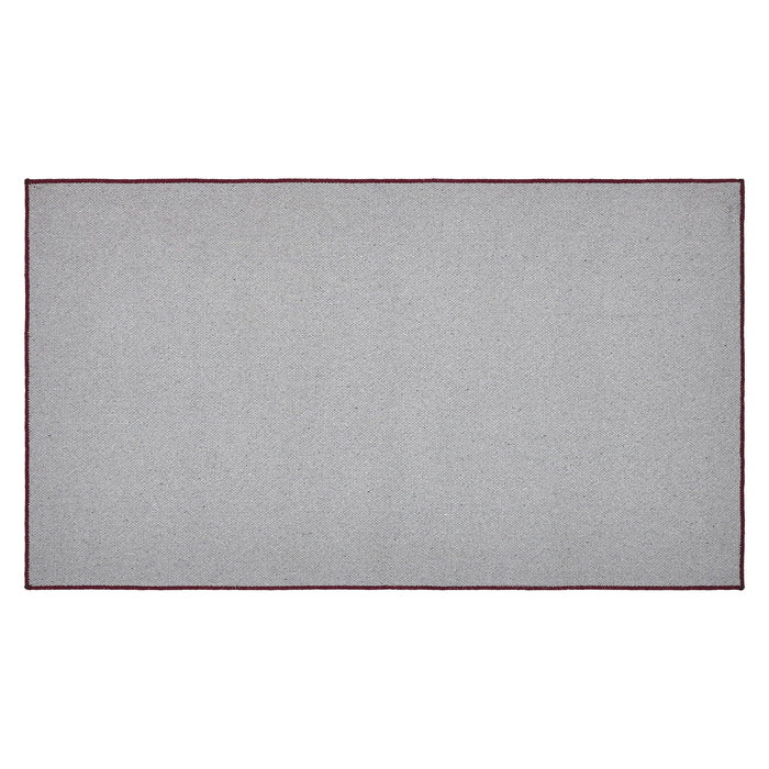Custom House Burgundy Indoor/Outdoor Rectangle Rug 27x48" - Primitive Star Quilt Shop