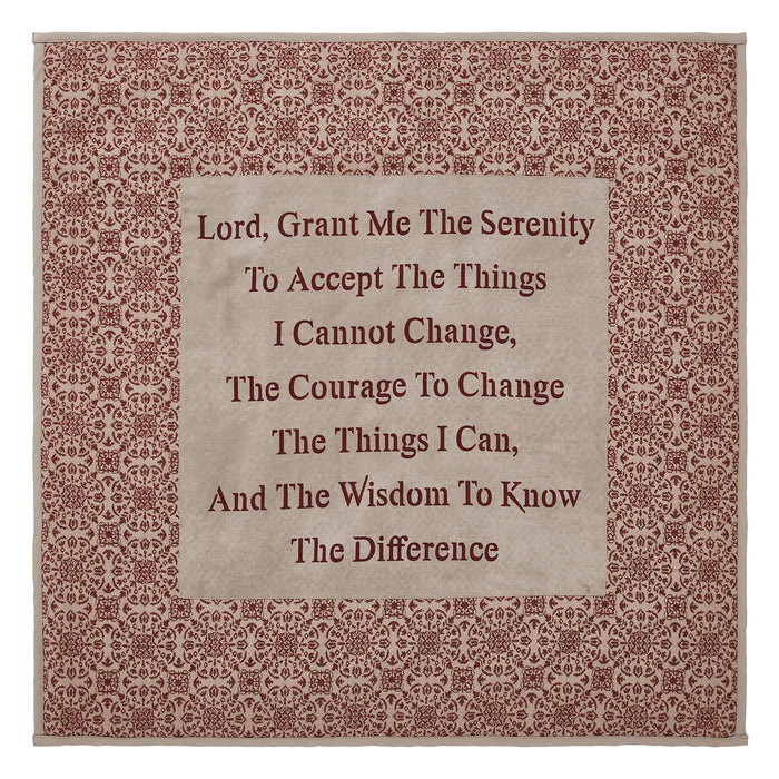 Custom House Burgundy Quilted Lap Throw 34x34" - Primitive Star Quilt Shop