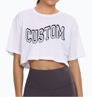 Customize this Super Crop Twisty Tee
