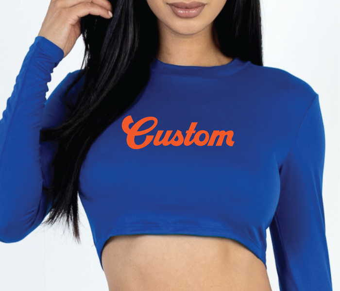 Customize your own Long Sleeve Gameday Top