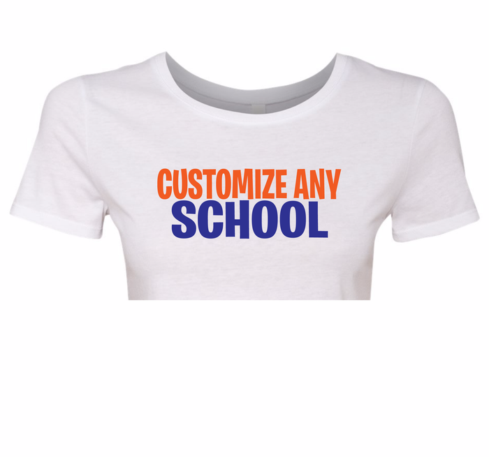 Customize Your Own School Crop Top