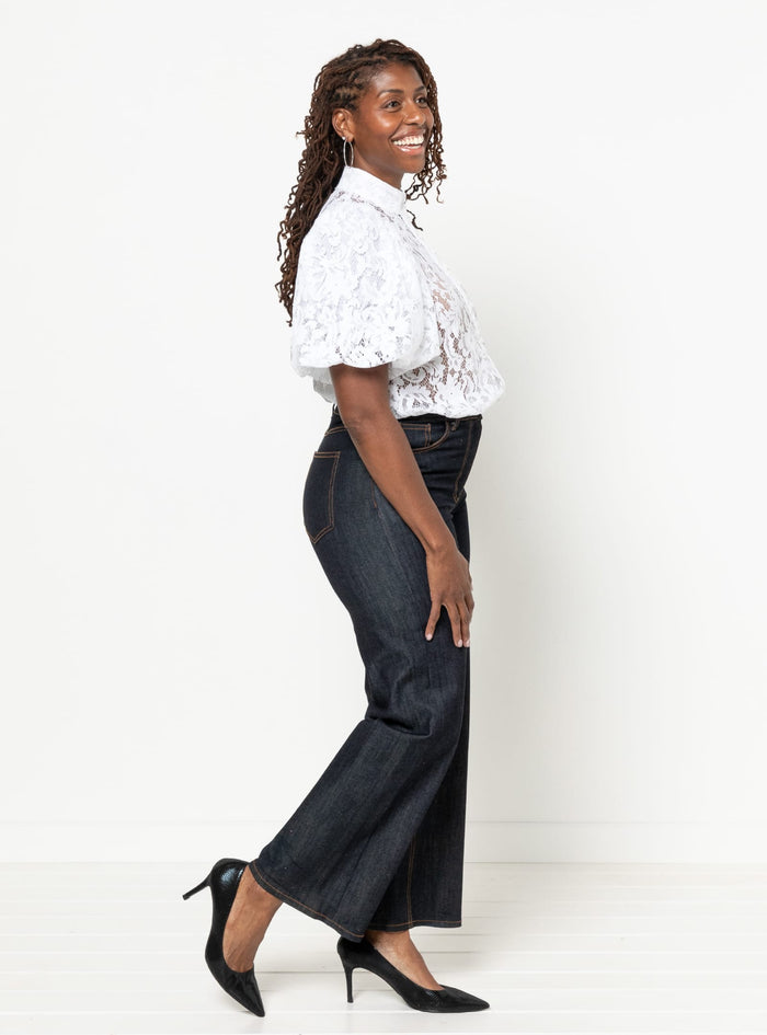 Dallas woven shirt and dress sewing pattern