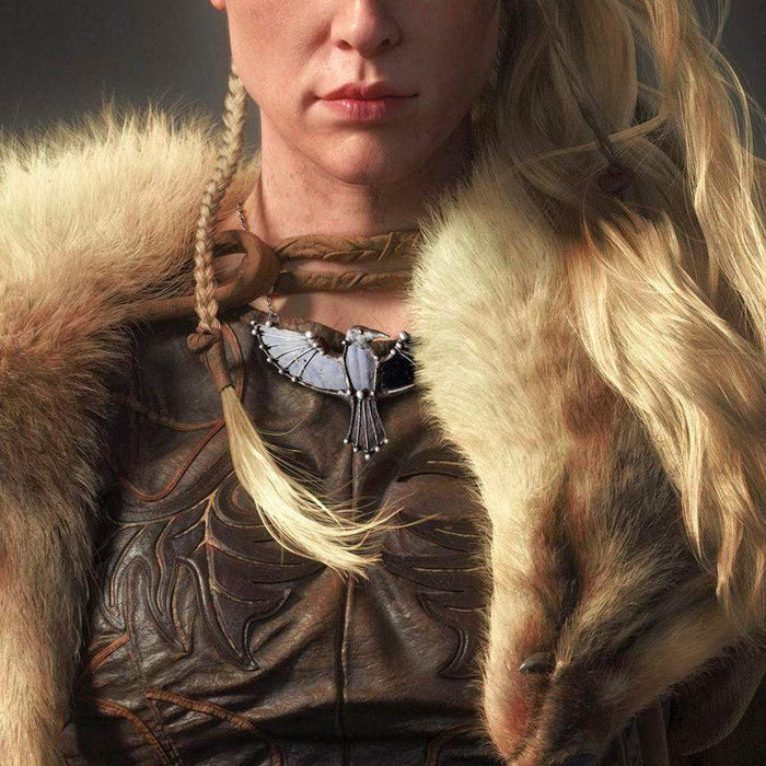Dark Raven Necklace - My Viking Girlfriend - My Fire And My Rain - Gncm13007