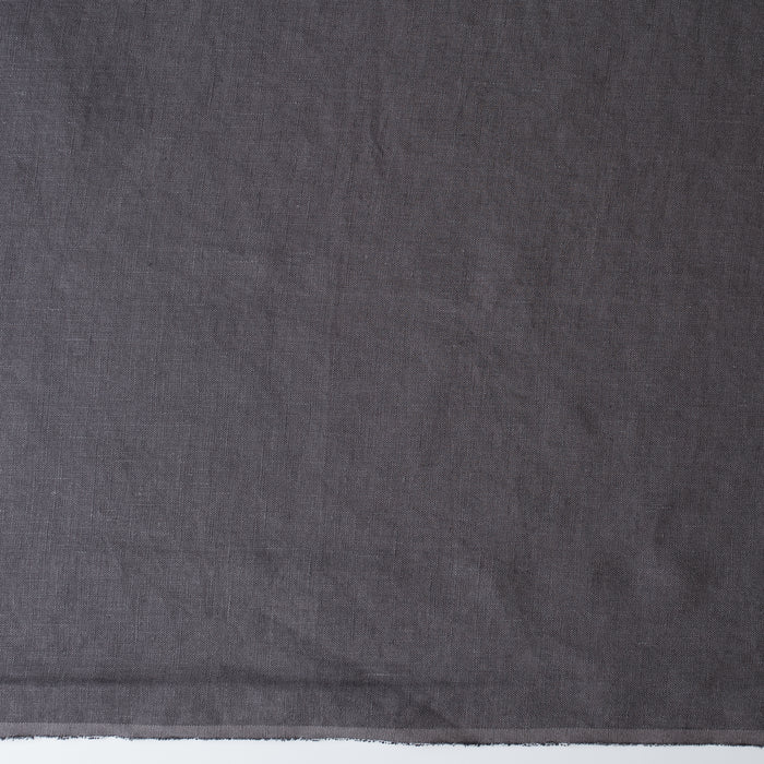 Deep Charcoal extra wide 280cm 100% linen fabric 165gsm for dresses, shirts, skirts, relaxed pants, curtains and home textiles