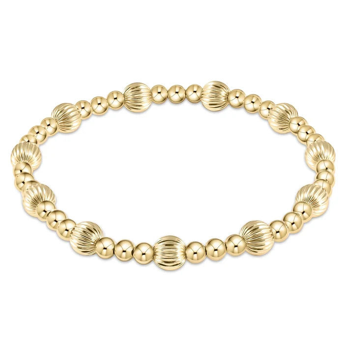 Dignity Sincerity Pattern 6mm Bead Bracelet
