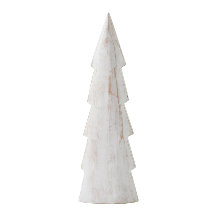 Distressed White Wooden Christmas Tree - 15.75" - Primitive Star Quilt Shop