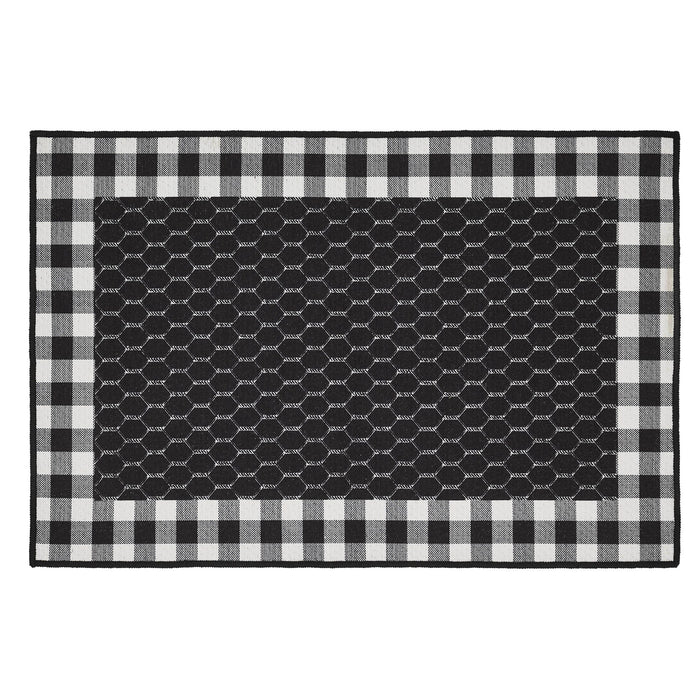 Down Home Indoor/Outdoor Rectangle Rug 20x30" - Primitive Star Quilt Shop