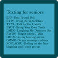 Drinks on Me Coaster:Texting For Seniors - Pine & Moss