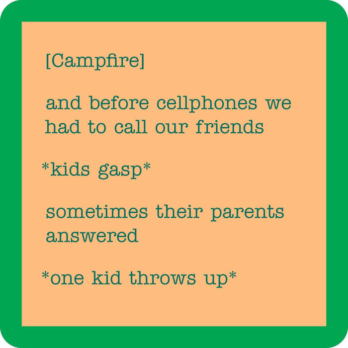 Drinks on Me Coaster:Campfire - Pine & Moss