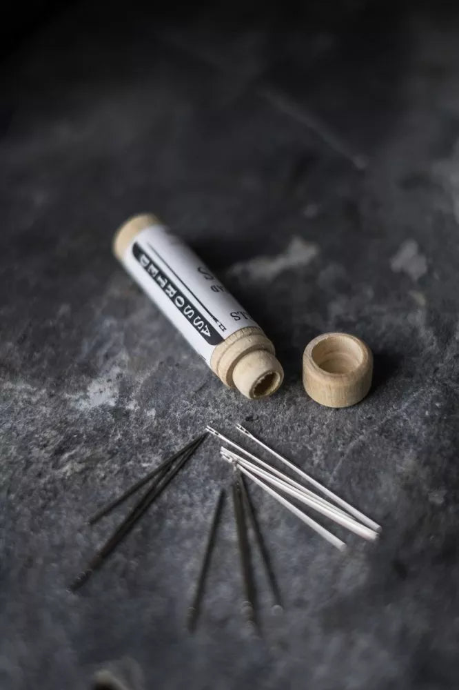 Merchant & Mills Easy Thread Needles for effortless threading, ideal for low-vision sewing