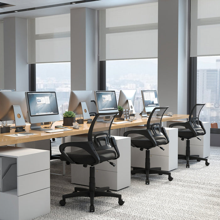 Ergonomic Mid-Back Mesh Office Chair with Lumbar Support