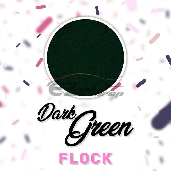 ESSMO™ Dark Green Flock Heat Transfer Vinyl HTV DF10