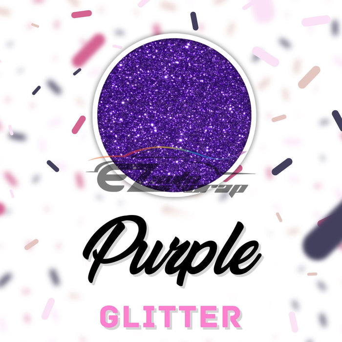 ESSMO™ Purple Glitter Sparkle Heat Transfer Vinyl HTV DG12