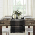 Eston Black Plaid Runner 12x36" - Primitive Star Quilt Shop