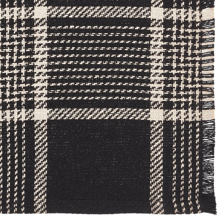 Eston Black Plaid Runner 12x36" - Primitive Star Quilt Shop
