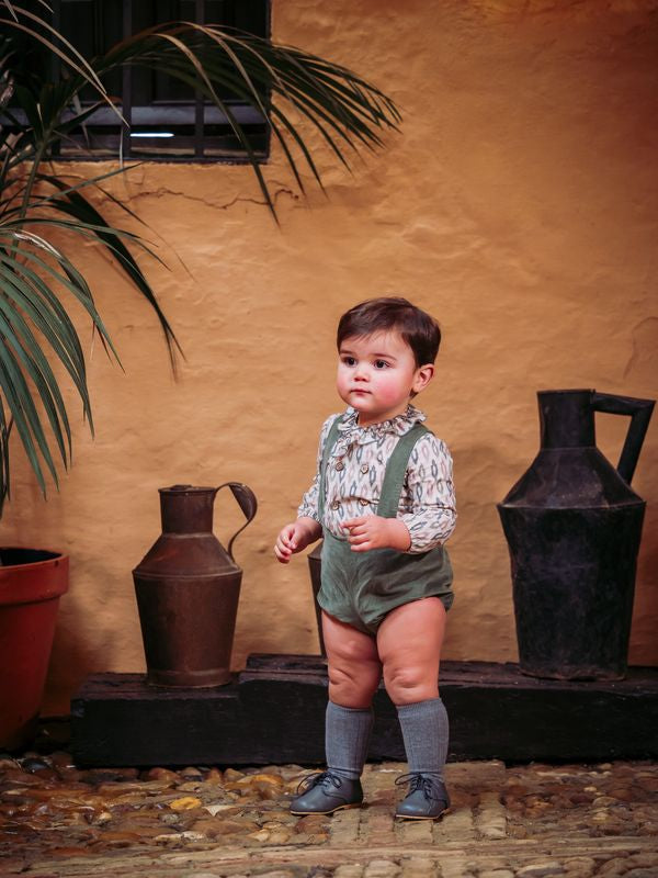 Ethnic Boy 2-pc Romper