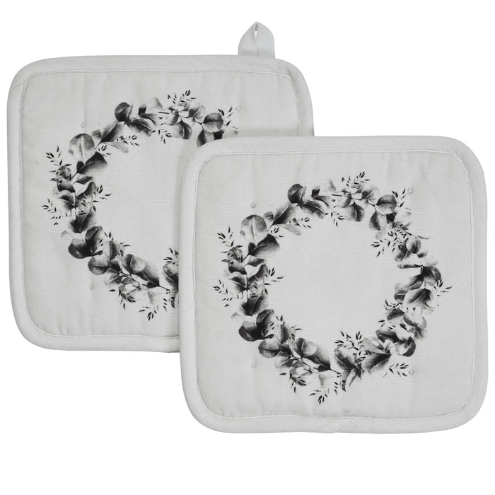 Eucalyptus Pot Holder - Set of 2 - Primitive Star Quilt Shop
