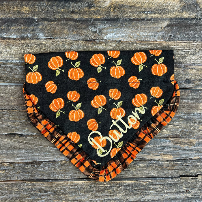 Fall Plaid Dog Bandana