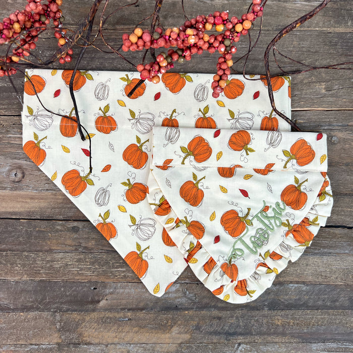 Fall Pumpkins Dog Bandana