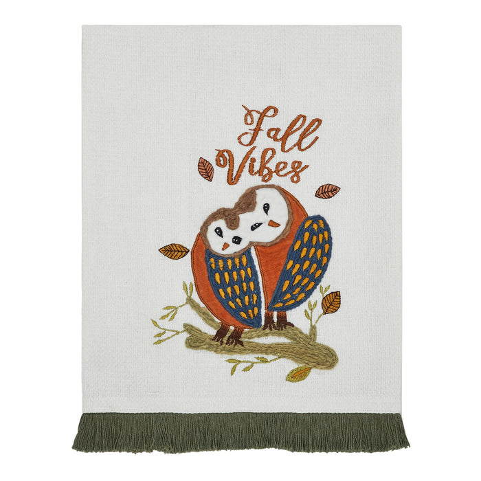 "Fall Vibes" Tea Towel - Primitive Star Quilt Shop