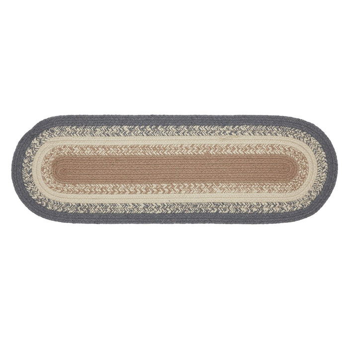 Finders Keepers Oval Braided Runner 8x24" - Primitive Star Quilt Shop