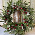 Fireside Wreath - 22" - Primitive Star Quilt Shop