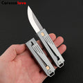 Folding Pocket Knife, Keychain Gravity Knife, Good For Camping, Hiking, Indoor And Outdoor Activities