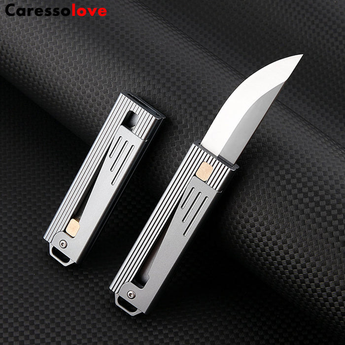 Folding Pocket Knife, Keychain Gravity Knife, Good For Camping, Hiking, Indoor And Outdoor Activities