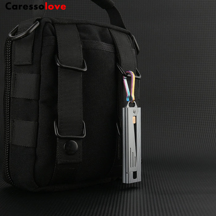 Folding Pocket Knife, Keychain Gravity Knife, Good For Camping, Hiking, Indoor And Outdoor Activities