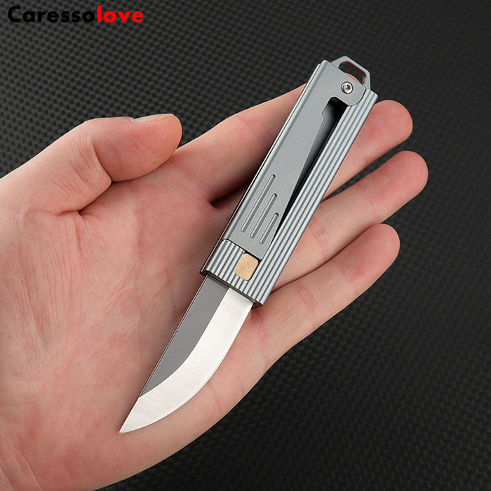 Folding Pocket Knife, Keychain Gravity Knife, Good For Camping, Hiking, Indoor And Outdoor Activities
