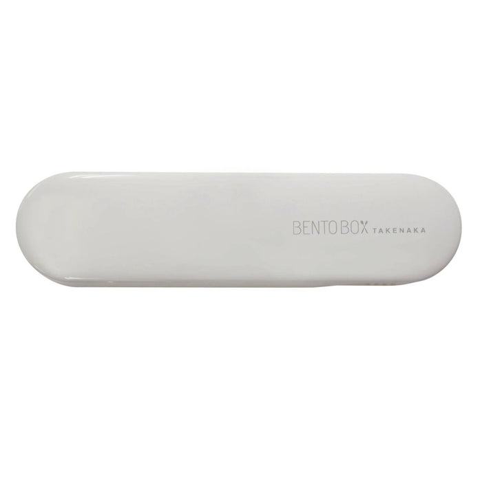 A gray fork encased in a plastic case with the text 'BENTOBOX TAKEAWAY' printed on the top surface.