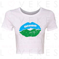 Gameday Lips College Crop Top
