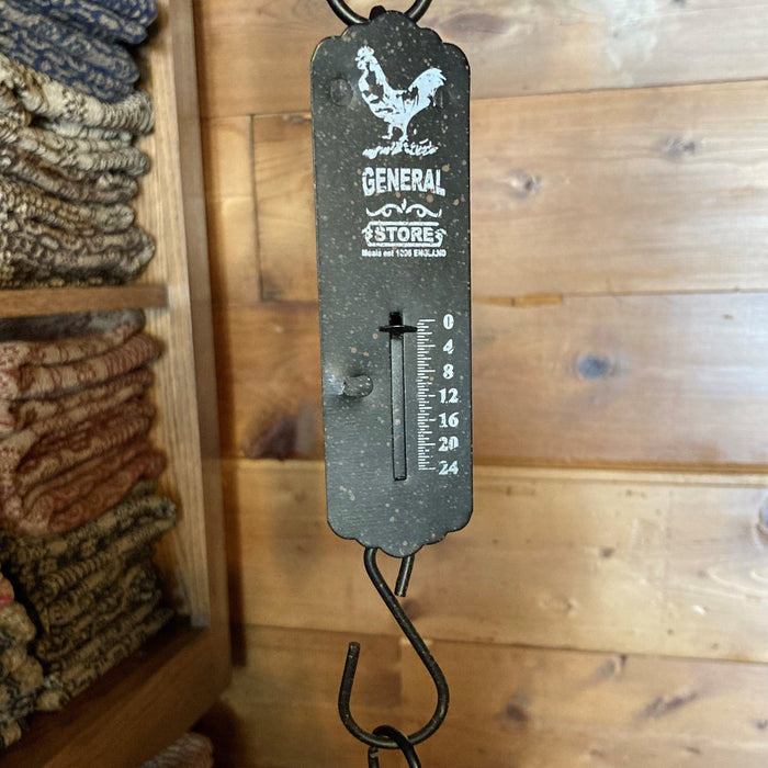 General Store Metal Scale - Primitive Star Quilt Shop