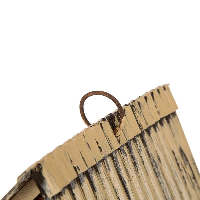Glitzhome 10.63"H Distressed Wooden Birdhouse