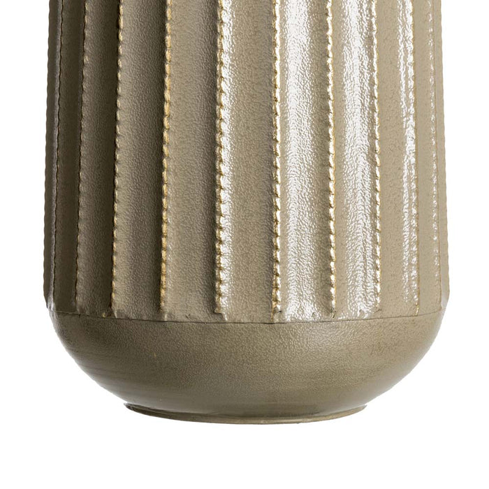 Global/Boho Metal Floor Vase, Set of 2