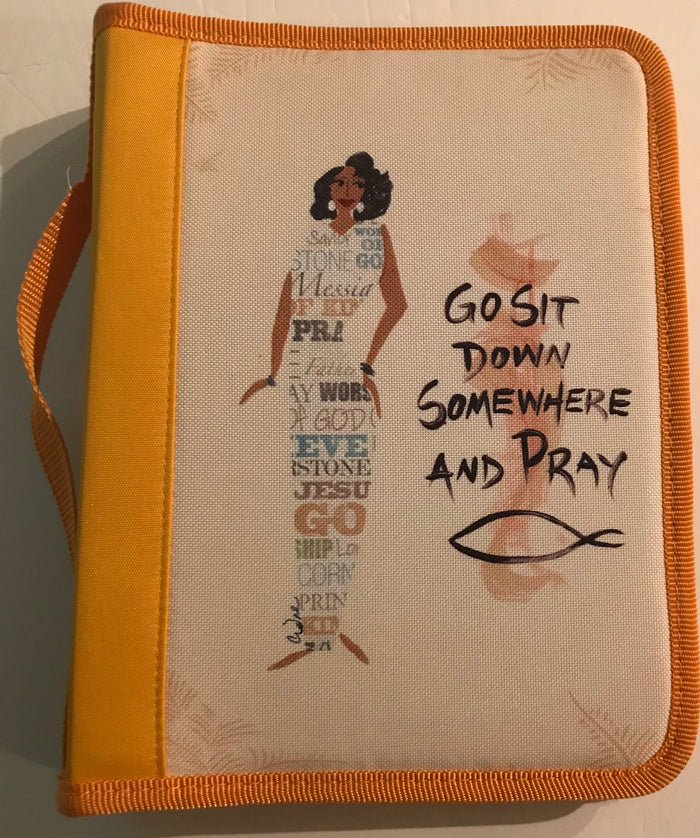 Go Sit Down  Somewhere & Pray Bible Cover