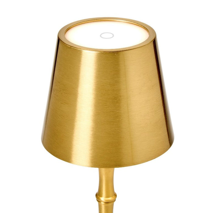 Gold Bamboo Table Lamp
