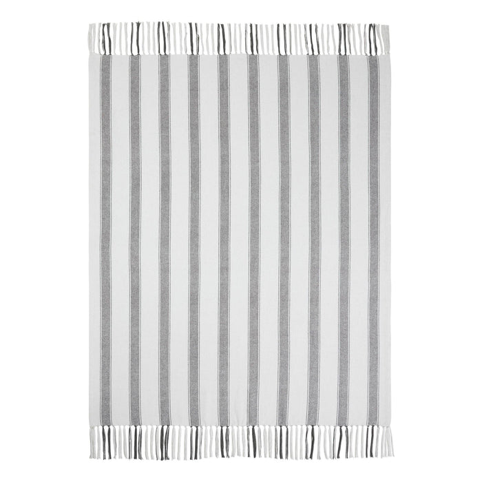 Grace Grain Sack Stripe Woven Throw - Primitive Star Quilt Shop