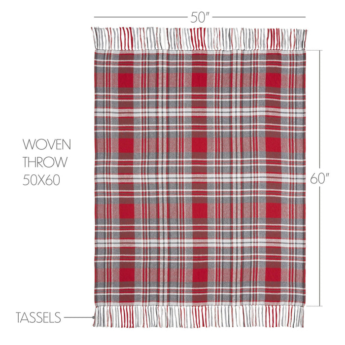Gregor Plaid Woven Throw - Primitive Star Quilt Shop