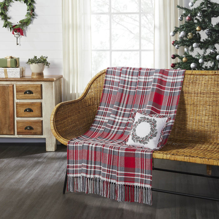 Gregor Plaid Woven Throw - Primitive Star Quilt Shop