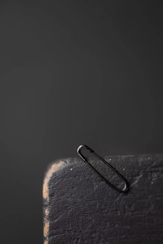 Merchant & Mills Gun Metal French Safety Pins without coil for snag-free sewing and knitting