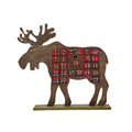 Handcrafted Wooden Christmas Countdown Calendar With Drawer (Reindeer)
