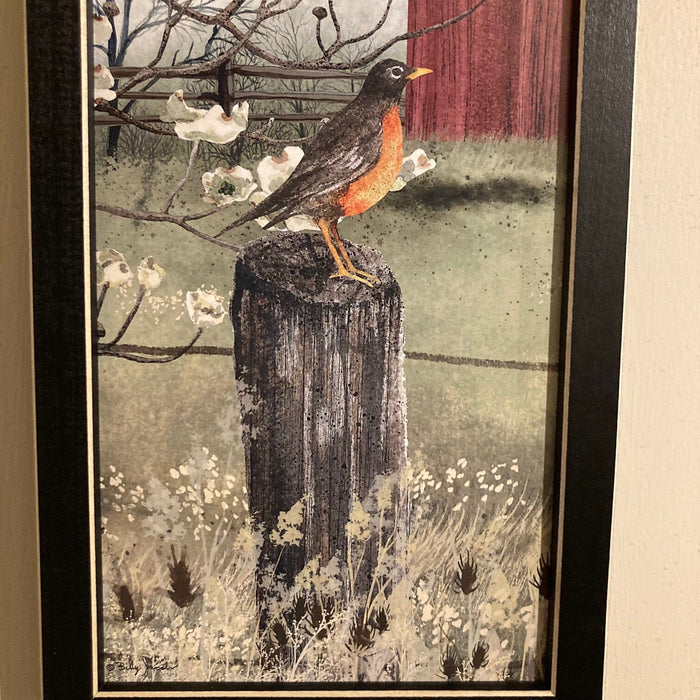 Harbingers of Spring Framed Print - 6x18" - Primitive Star Quilt Shop