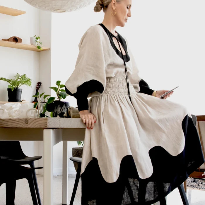 Harmonic Set Sewing Pattern – modern two-piece outfit for linen, cotton & silk