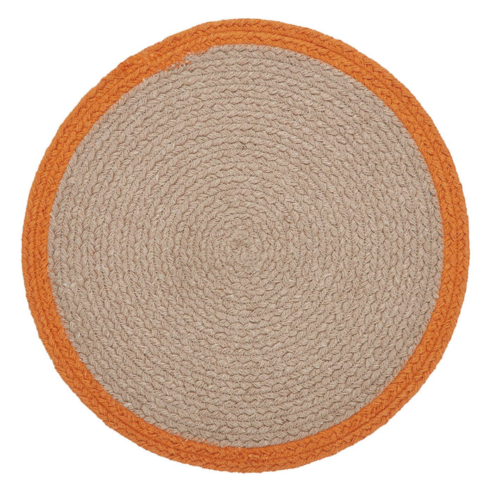 Harvest Blessings Natural Stencil Pumpkin Trivet 12" - Primitive Star Quilt Shop